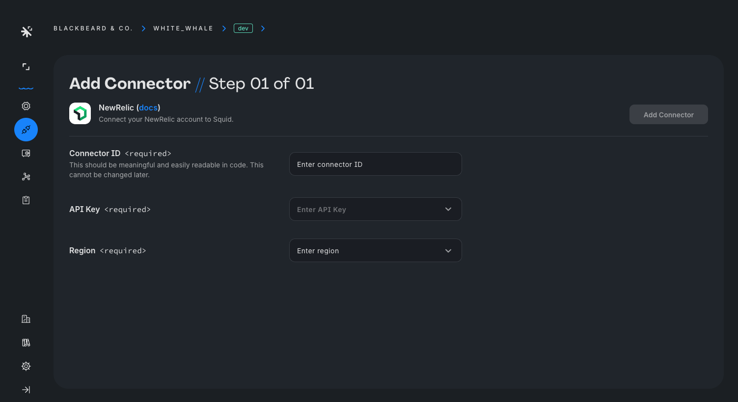 New Relic connector