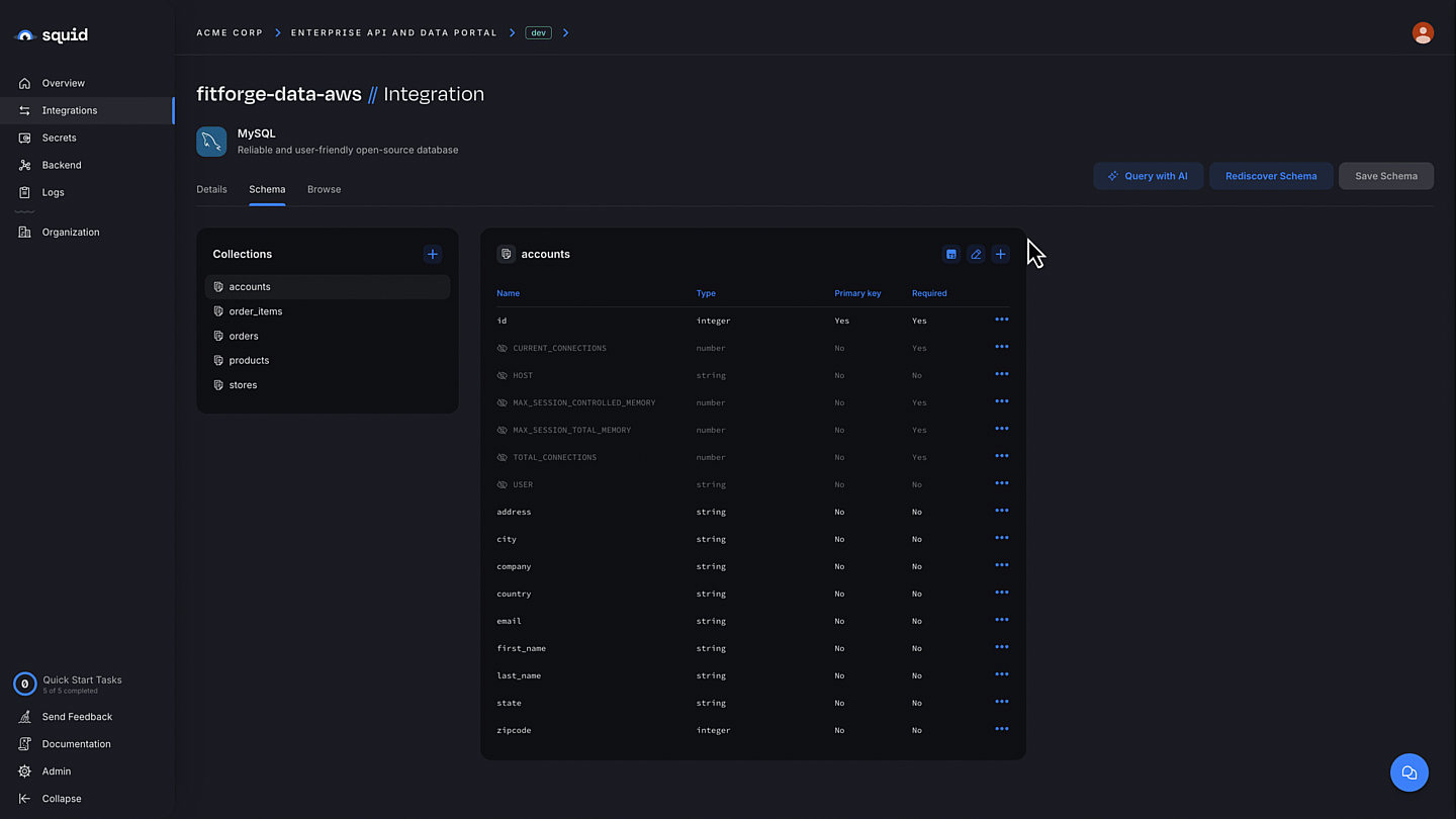 Query with AI in the console