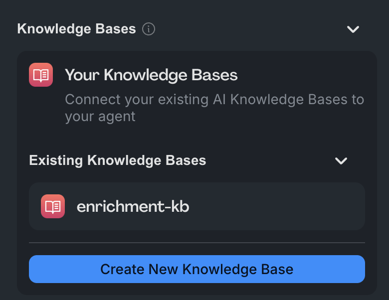 Adding AI Knowledge Bases
