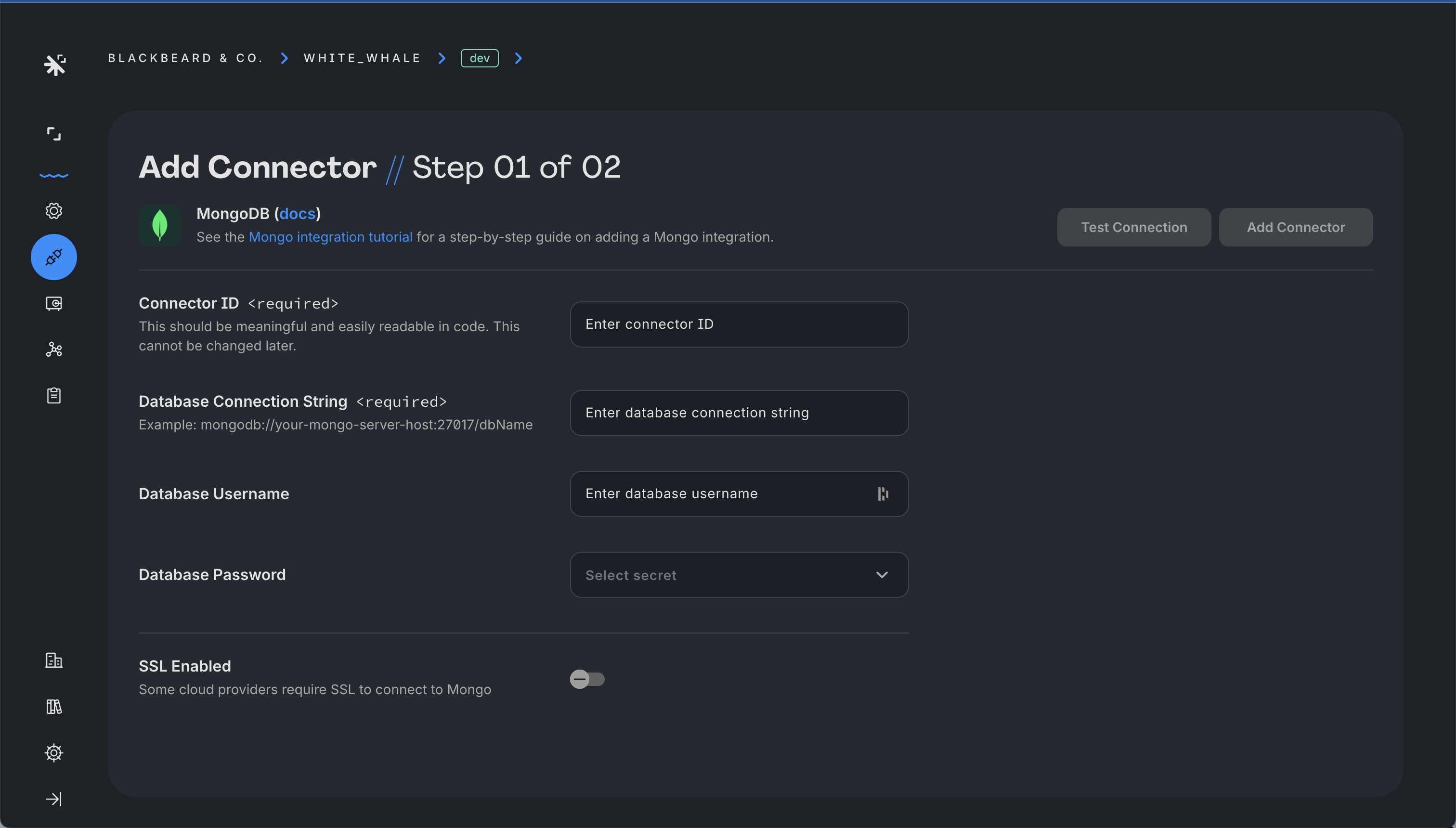 MongoDB connector